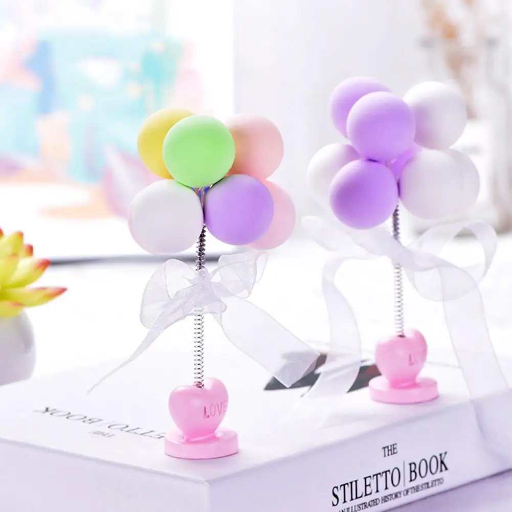 cheap Mini Resin Balloon Love Figurine Craft Toy Doll House Car Cake Desk Ornament 2019
