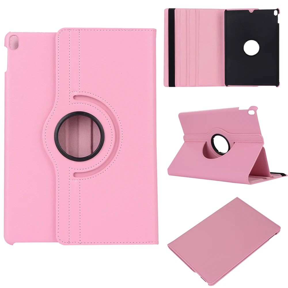Cover For IPad Pro 10.5 Case 2017 Air 2019 Case Hot PU Leather Smart Rotation Hard Back Smart Cover For IPad Air 3 Funda Holder