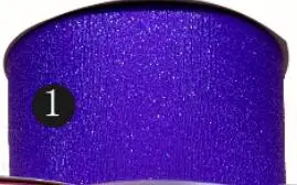 50 ярдов " 75 мм твердая блестящая корсажная лента с принтом - Цвет: 1-465-purple