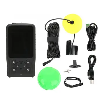 

Portable Fish Finder ice fishing Sonar Sounder Alarm Transducer Fishfinder 0.7-100m fishing sounder Sensor Fish Finder