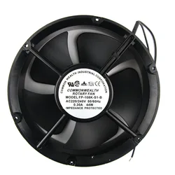 Refroidisseur pour Commonwealth FP 108K S1 B 220*60mm AC220/240V 0.30A 44W Ventilateur De Refroidissement à 2 fils 