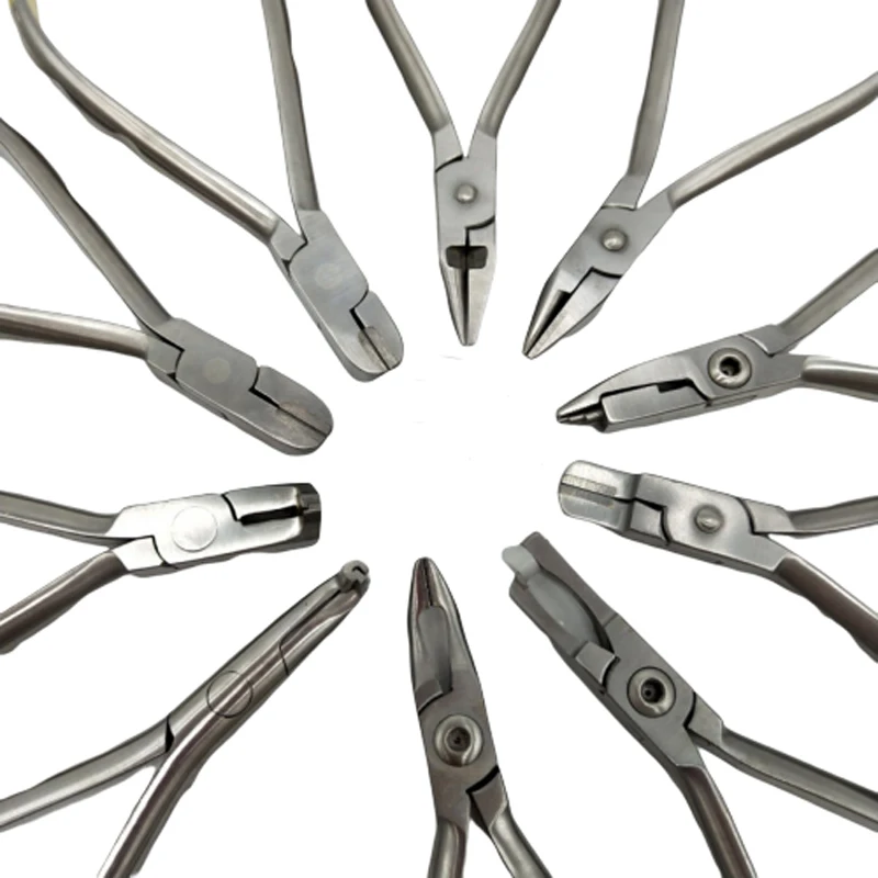 1 pcs orthodontic dental instrument Dentist removing bracket Brace remover wire back plier Dentistry tools pliers 11 type choose