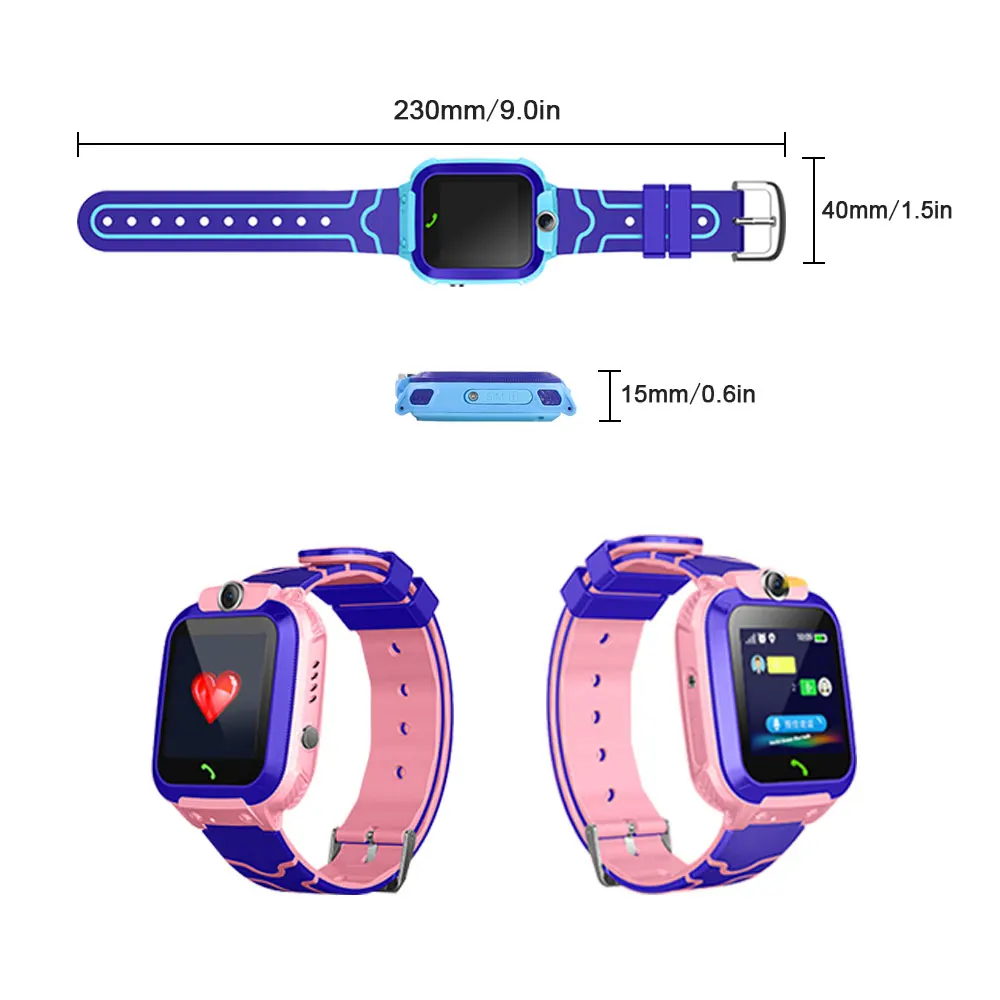 Q12 waterproof smart watch kids waterproof  7