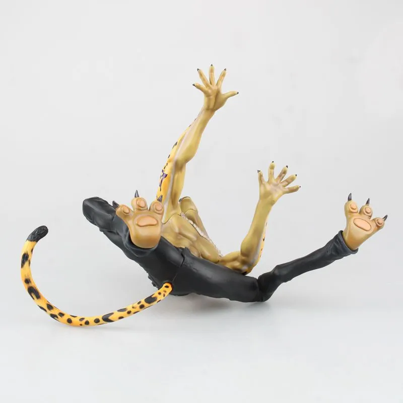 Мультфильм одна деталь CP9 Rob Lucci Cheetahs Leopard версия модели бои украшения Аниме Фигурки игрушки M4004