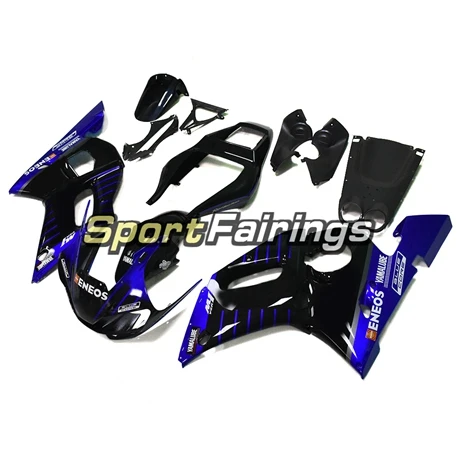 Полный Sportbike Обтекатели для YAMAHA YZF600 R6 1998 1999 2000 2001 2002 98 99 00 01 02 мотоцикл Carenes Чехлы цвет синий, черный; большие размеры