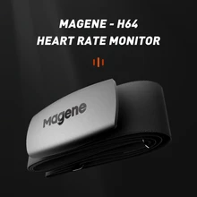Magene mover h64 sensor de freqüência cardíaca duplo modo formiga + & bluetooth com cinta no peito ciclismo computador bicicleta wahoo garmin monitor de esportes
