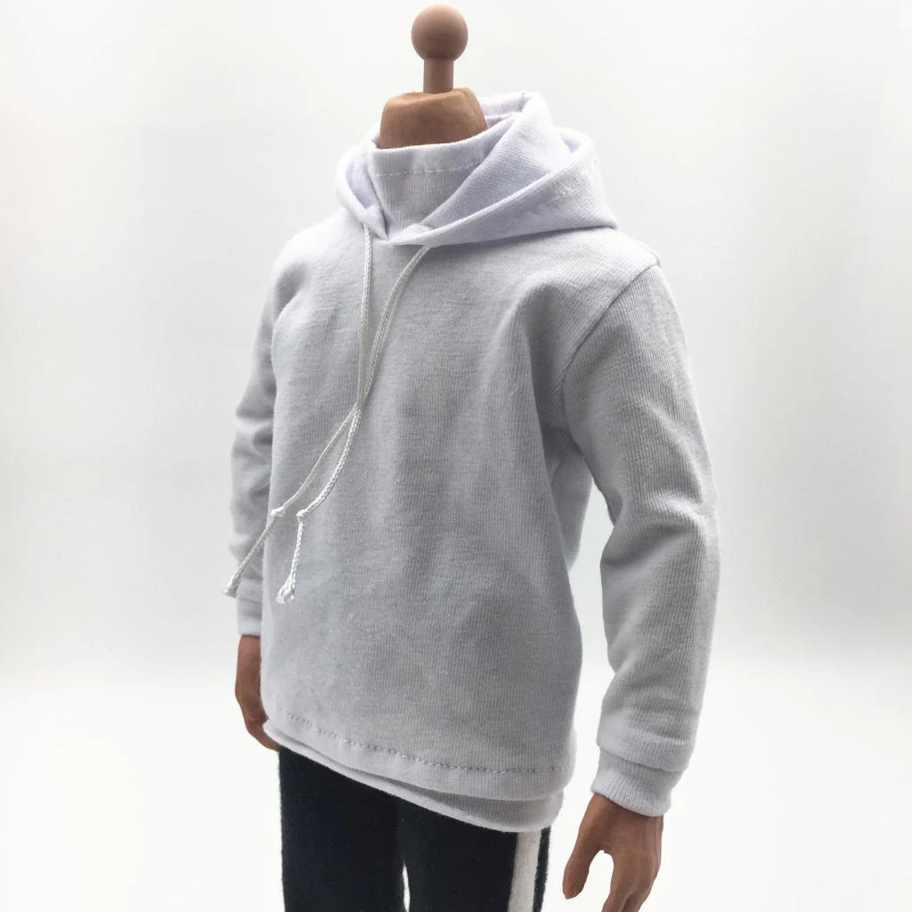 MagiDeal 2x1: 6 Мужской Солдат Рисунок игрушка свитер с капюшоном длинным рукавом для 12 ''Дракон Горячие игрушечные лошадки аксессуары для одежды
