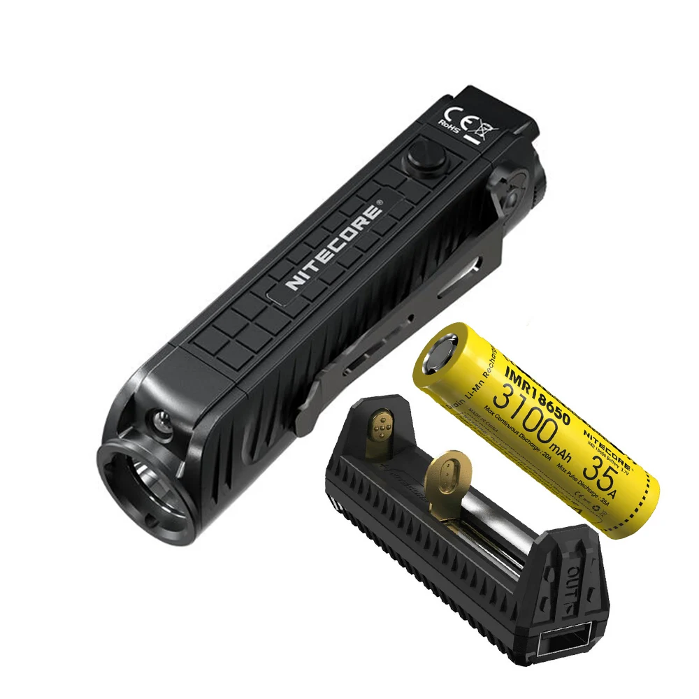 P18 3100mAh F1 NITECORE P18 Unibody литой тактический фонарь XHP35 HD красный светодиодный Макс 1800 люмен дальность луча 182 м Открытый поисковый фонарь - Испускаемый цвет: P18 3100mAh F1