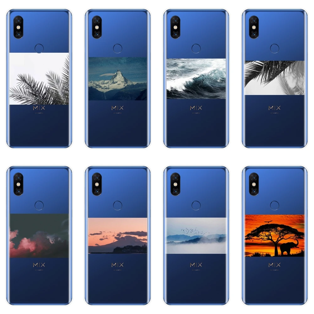 Phone Case For Xiaomi Mi Max Note 1 2 3 Soft Tpu Scenery Travel Cloud Leaf Back Cover For Xiaomi Mi Mix 1 2 2s 3 Case Silicone Phone Case Covers Aliexpress