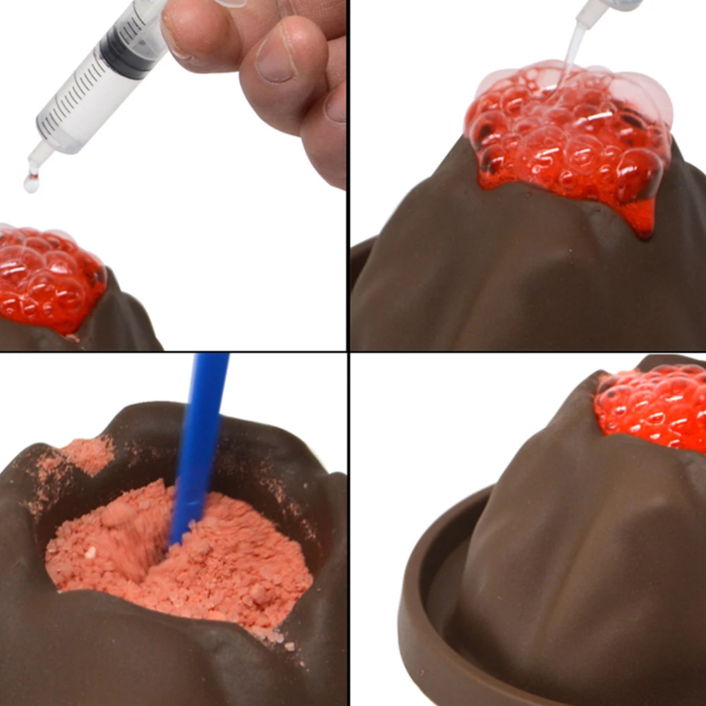  Volcano Eruption Kits DIY Science Experiment Educational Kids Toy Teaching Aids - 4000409809213