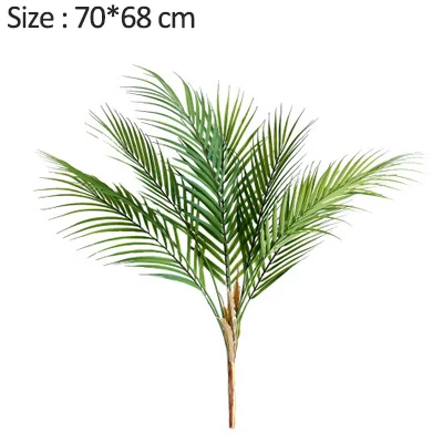 9pcs-Palm Leaves-B Strongwell нордическая имитация листья монстеры из ротанга настенный зеленый искусственный цветок для украшения дома - Color: 9pcs-Palm Leaves-B