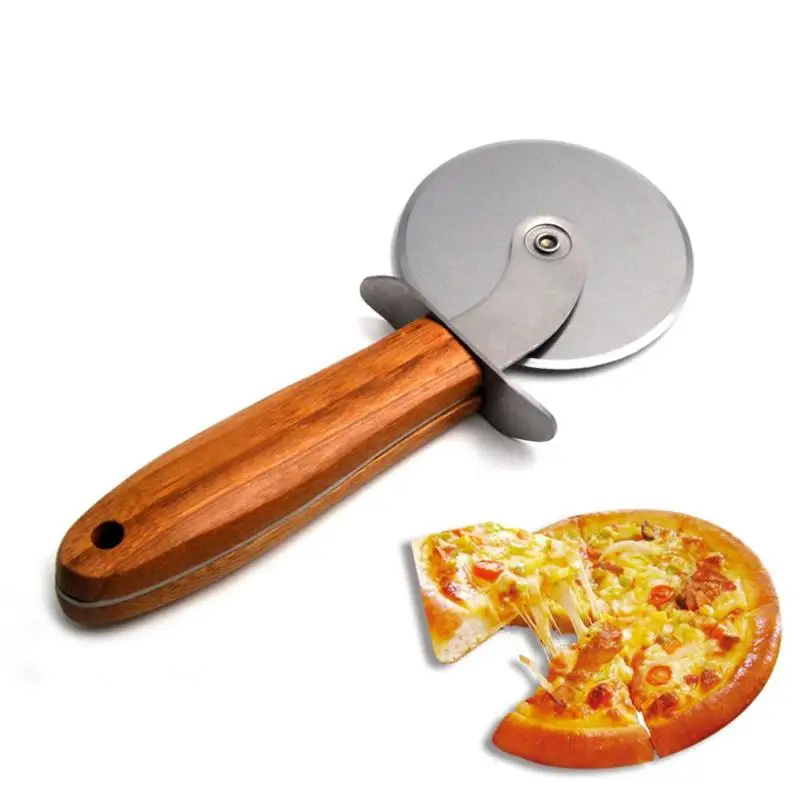 DIY западный стиль еда Пицца торт резак круглый нержавеющая сталь колеса пирог нож для теста хрустящий нож кухонные принадлежности