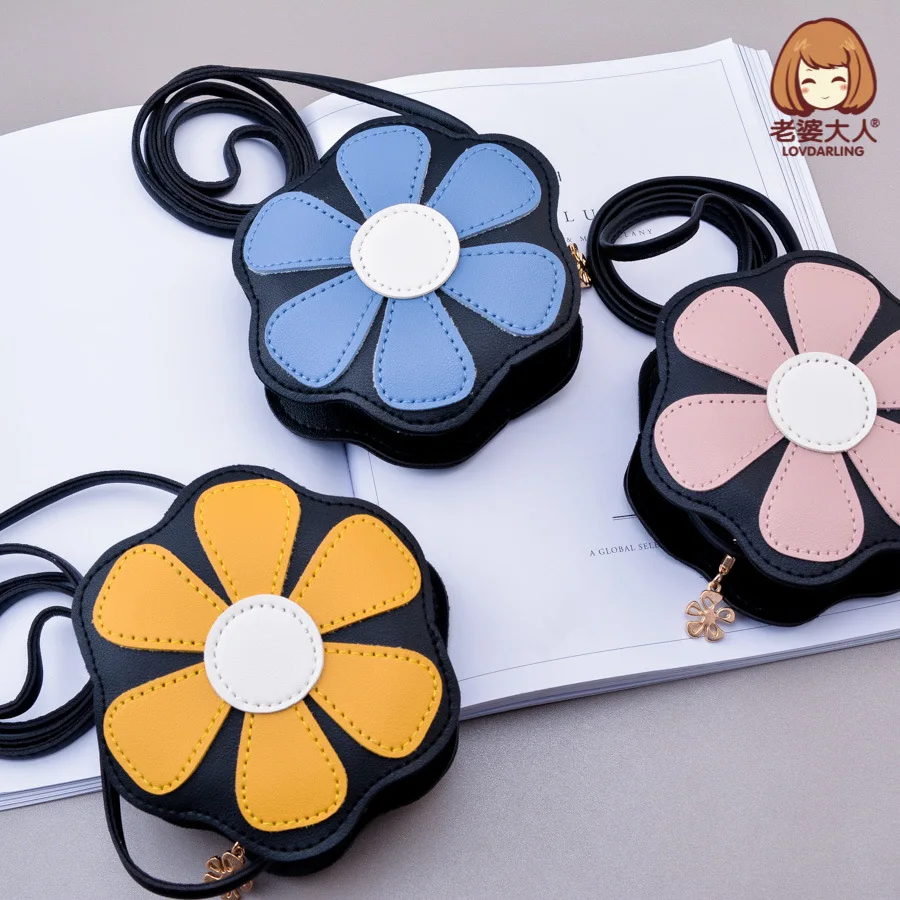 

His Wife Flower Flower Children Hide Substance Handbag Change Mobile Phone Cosmetic Bag CHILDREN'S Clothing Store Accessories He