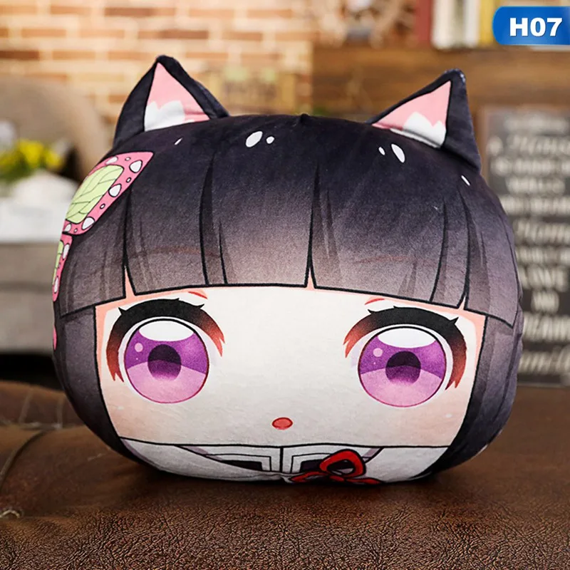 Аниме демон убийца Kimetsu No Yaiba Kamado Nezuko Косплей Кукла Подушка игрушка подарок домашний декоративный - Цвет: H07