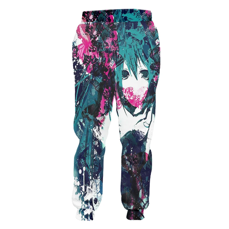 Мужские спортивные штаны UJWI Man Классические из спандекса с 3D принтом|jogger pants|printed