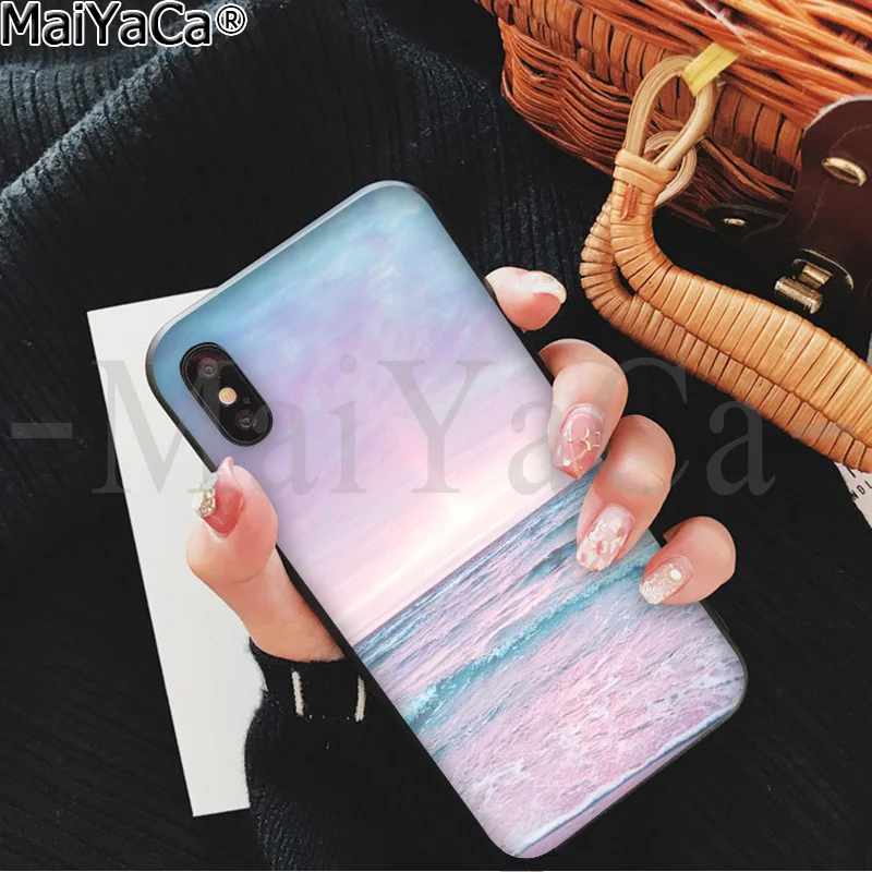 A16 Новинка MaiYaCa Blue sea чехол для телефона Fundas чехол для Apple iPhone 8 7 6 6S Plus X XS MAX 5 5S SE XR 11 11pro - Цвет: A16