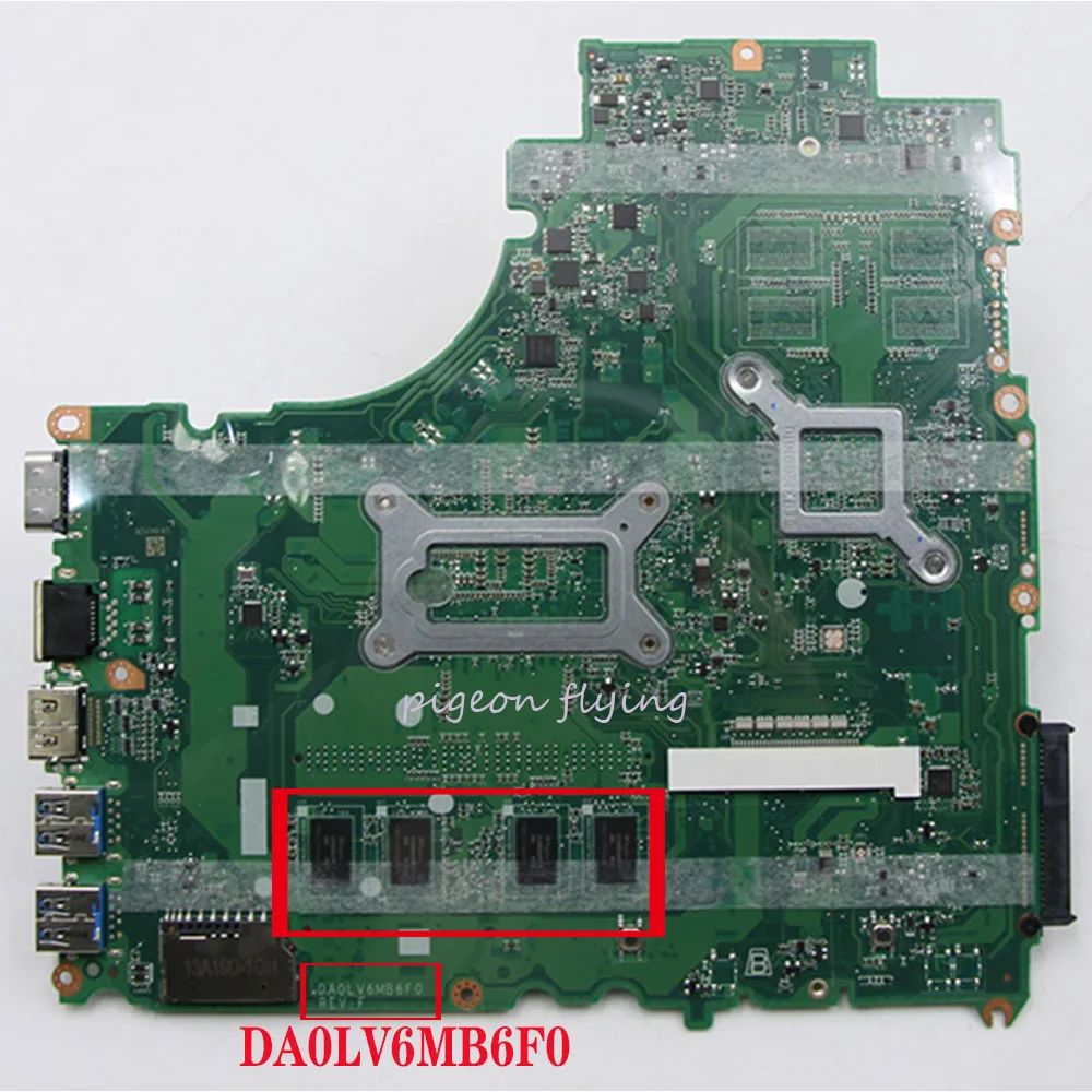 Discount  V310-15IKB V310-15ISK E52-80 motherboard Mainboard for lenovo laptop DA0LV6MB6F0 CPU:I7-7500U GPU:A