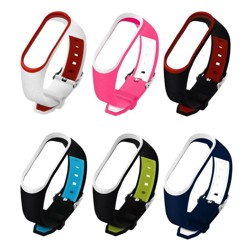 2019 новые часы ремешок водонепроницаемый ремешок для Xiaomi Band 3/4 умный Браслет «Умные» часы дышащий силикон ремешок Замена