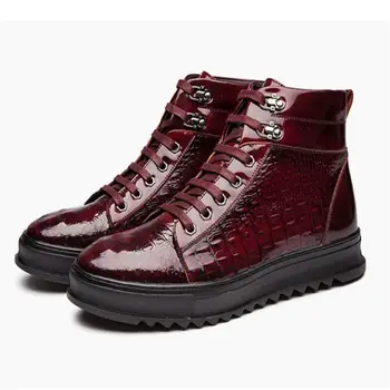 

Unisex ankle Boots fashion Hip hop men shoes woman BIG SIZE leather boots motorcycle classic England male work safty shoes