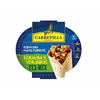 

Relleno para fajitas y burritos de ternera y verdura bol 350 g
