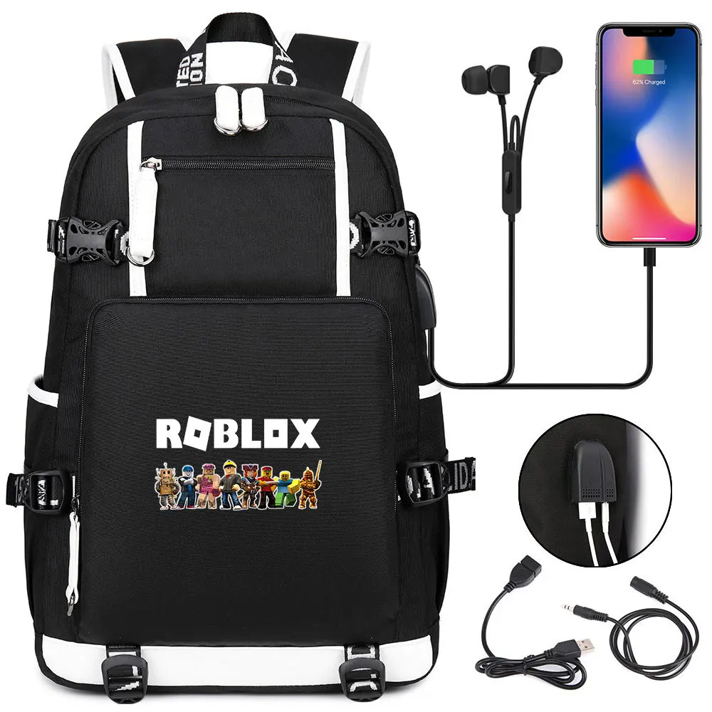 black d Новая Студенческая сумка из ткани Оксфорд mochila feminina USB дорожный повседневный рюкзак Mochilas mujer женская уличная сумка - Цвет: black d