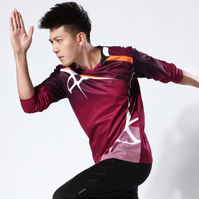 Badminton T-shirt sportswear table tennis Long sleeve Jerseys Men Women ping pong shirts badminton Training & Workout Shirts
