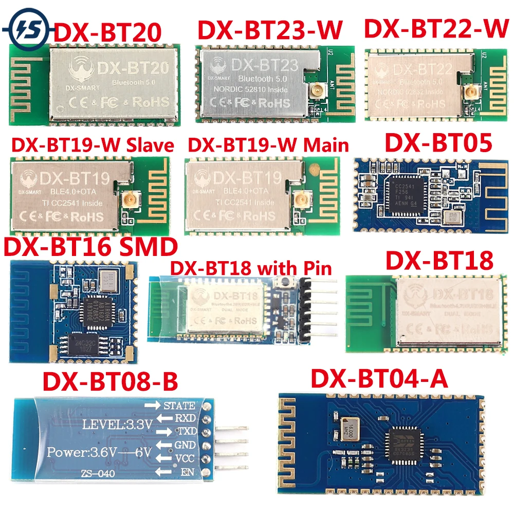Беспроводной модуль приемопередатчика Bluetooth RF 4dBm BLE2.0 4 0 2 5 UART ГГц с платой