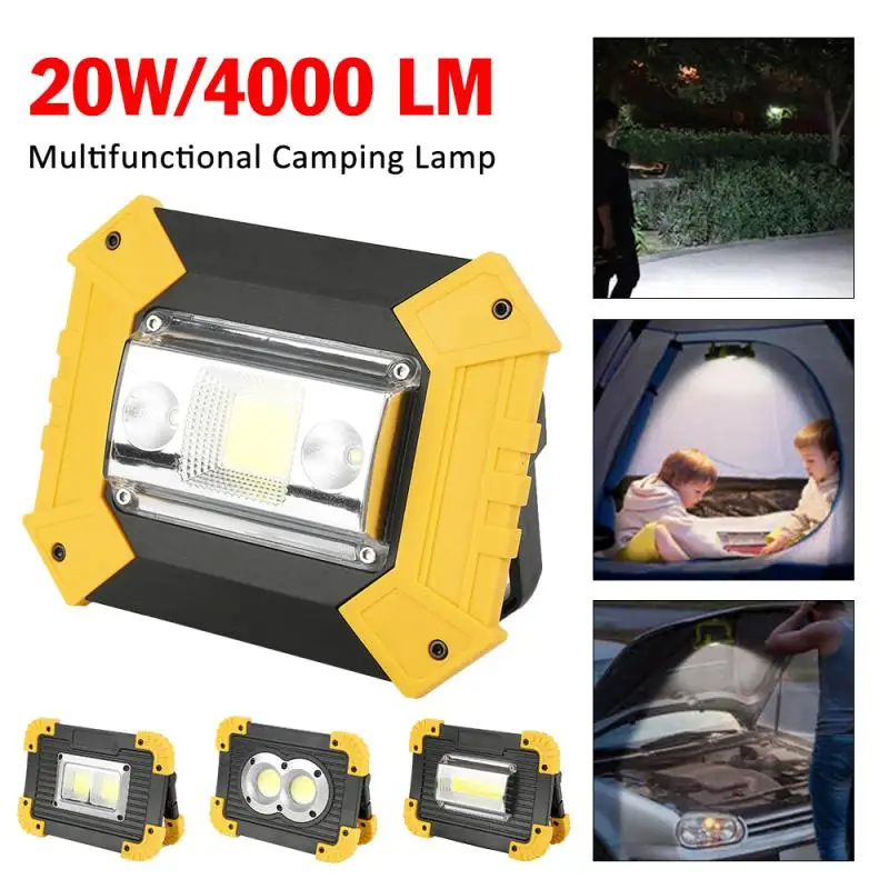 COB 40000lm кемпинговая лампа с usb зарядкой портативный светодиодный фонарь выходом