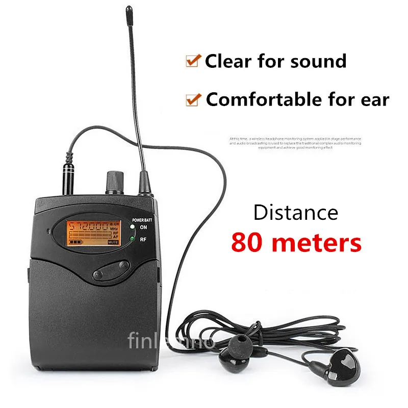 US $110.08 Finlemho In Ear Monitoring Wireless System Professional Audio Single Transmitter For Stage DJ Mixer Console Line Array Speaker