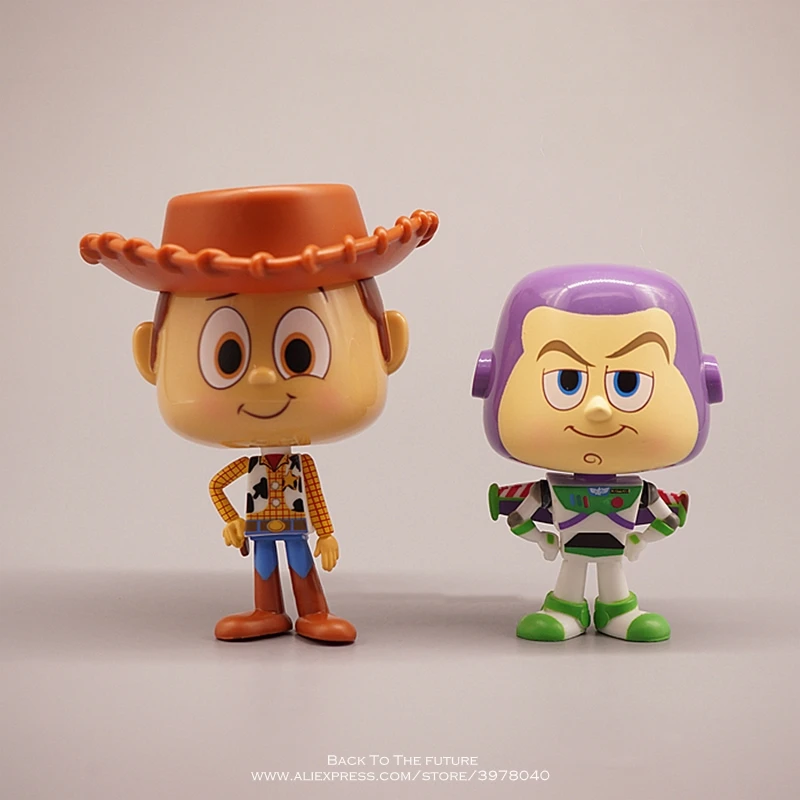 Игрушка "Дисней" История 4 Woody Buzz Lightyear 9-10 см версия Q фигурки мини куклы, детские игрушки модель для детей подарок