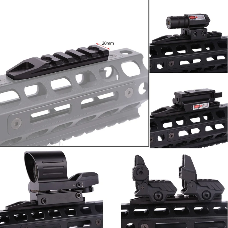 

10Pcs/lot Metal Screw Nut Replacement Set Fit For M-LOK Rail Sections For Hunting Keymod Rail Sections Accessories
