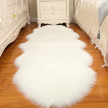 

Sheepskin Carpet Faux Warm Carpets Floor Mat Pad Skin Fur Rugs Soft Rugs For Home Living Room Bedroom Floor Mats Faux Fur Carpet