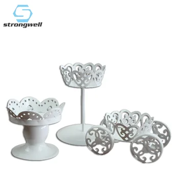 

Strongwell European Iron Dessert Cake Stand Candlestick Party Desk Decor Wedding Metal Craft Home Decoration Living Room