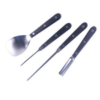 

GTBL Stainless Steel Sturdy Carving Kit Tools Cuttings for Vegetable Halloween Pumpkin Fruit Tool Kit