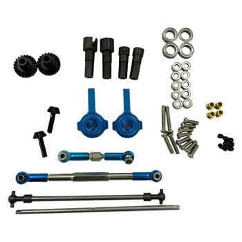 

Upgrade Metal Gear Bridge Axle For WPL C14 C24 B14 B24 B16 B36 RC Car Spare Parts Metal Front Rear Axle Gear