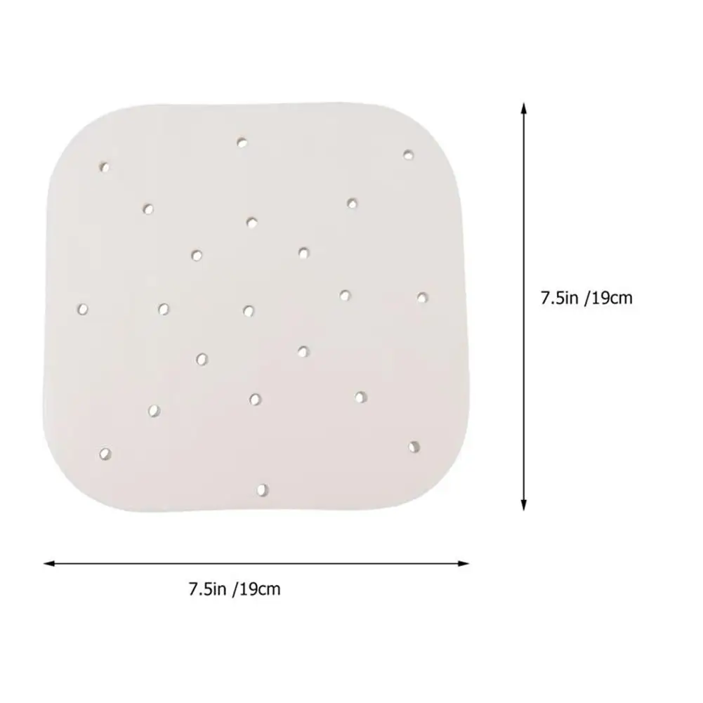 100 Sheets of Air Fryer Liner Perforation Baking Parchment Oven Oven Steamer Non-stick Steaming Paper Bakery Paper Baking Tools