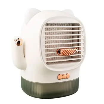 

Mini Portable Lucky Cat Cool Fan Desktop USB Charging Small Cooling Fan Summer Air Cooler for Home Office Dormitory Use