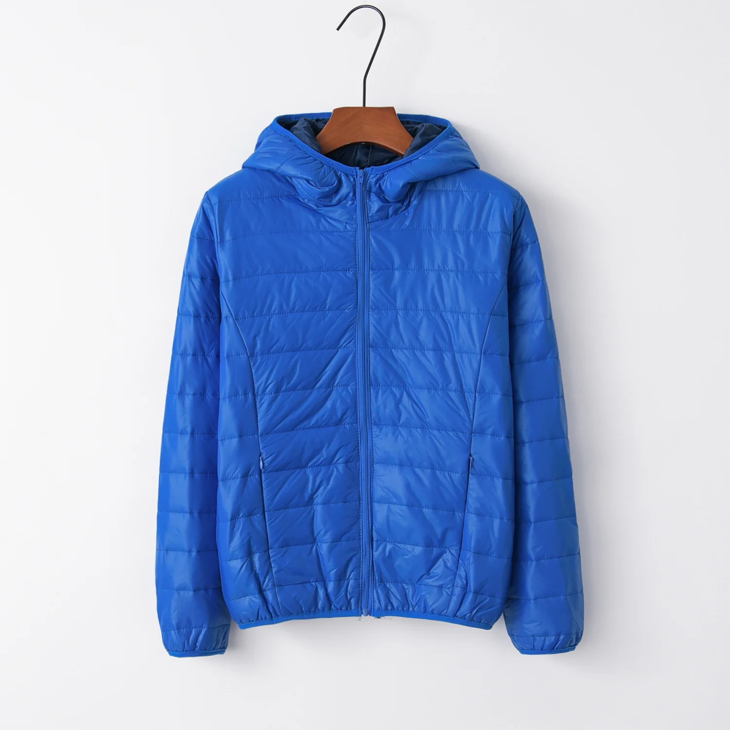 8895# AliExpress новая стильная осенняя и зимняя одежда женская Европейская и американская тонкая хлопковая стеганая куртка с капюшоном и длинным рукавом Cott