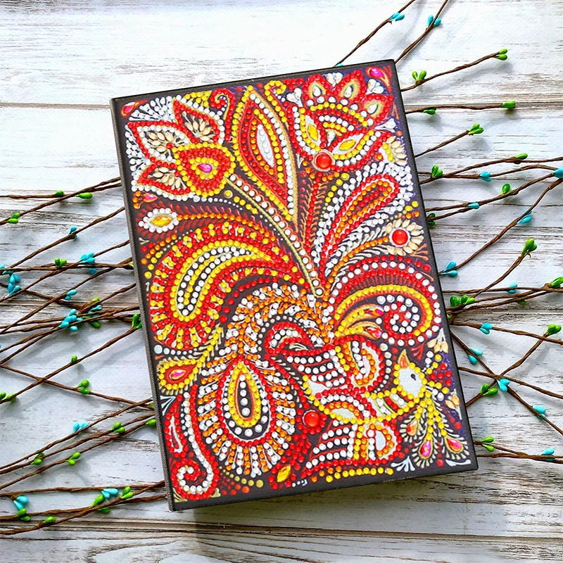 

Diamond Painting Notebook Special Shaped Animal Diamond Embroidery Sale Animal Flower A5 50 Pages Diary Book Mosaic Gift