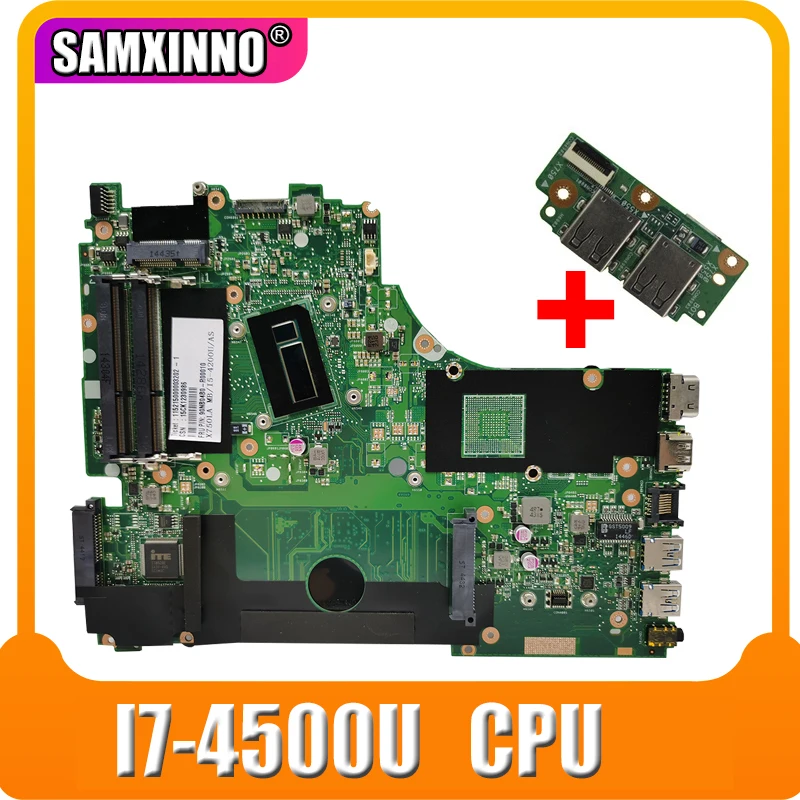 Отправка платы + для Asus X750LA x750L x750ln x750lb материнская плата ноутбука I7 4500U HD Graphics 4600