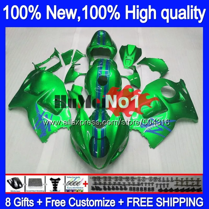 Hayabusa для SUZUKI GSXR 1300 2002 2003 2004 2005 2006 2007 28MC. 158 GSXR-1300 GSXR1300 96 02 03 04 05 06 07 обтекатель светильник зеленый - Цвет: No. 1