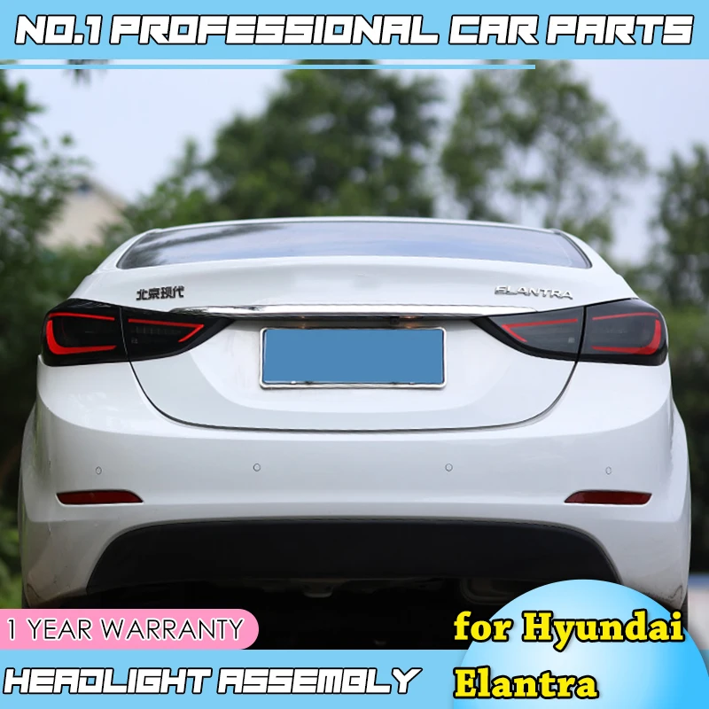 Автомобильный Стайлинг для hyundai Elantra задние фонари Elantra MD динамический сигнал поворота Задний фонарь DRL+ тормоз+ Парк+ сигнал