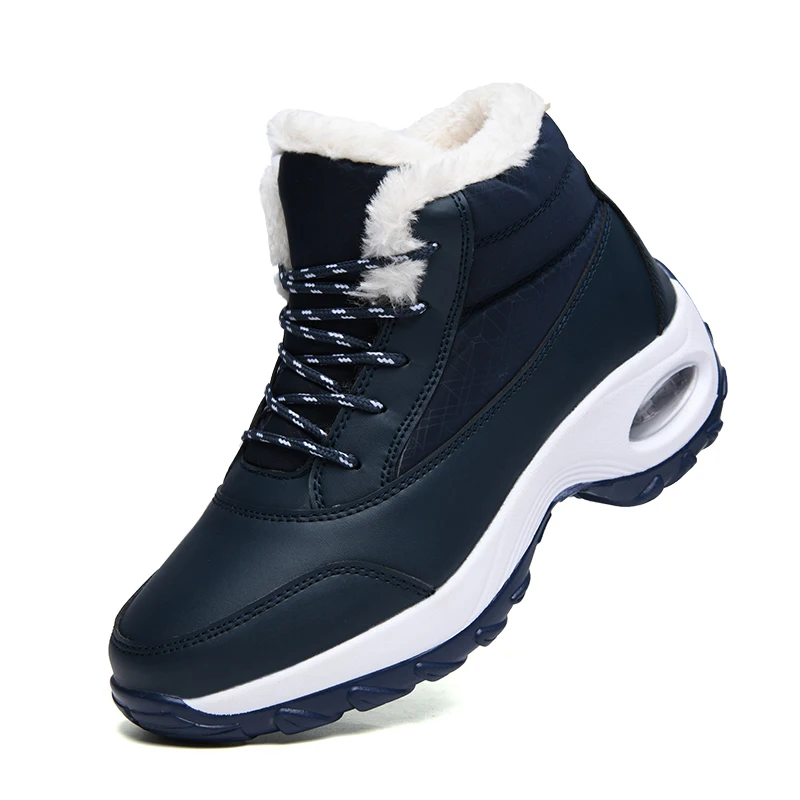 Hiking Shoes Trekking-Sneakers Mountain-Boots Outdoor Woman Waterproof Winter Slip-On