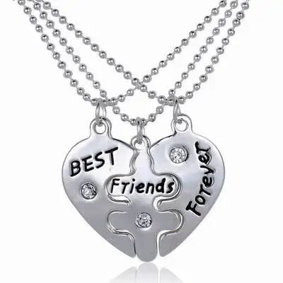 Девочки ожерелье в подарок на день рождения дружбы памяти BFF цепи Цепочки и
