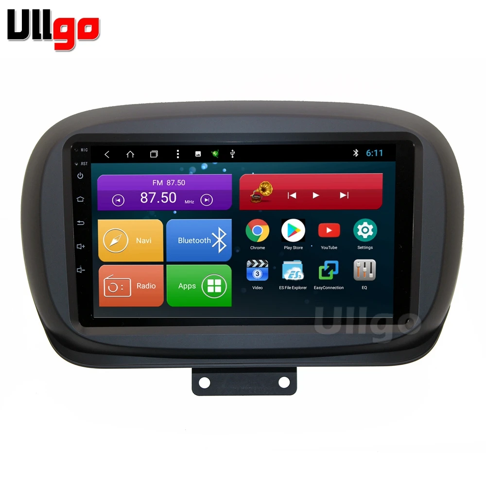 9 дюймов Восьмиядерный Android 9,0 автомобильный DVD gps для Fiat 500X2019 Авторадио gps головное устройство с BT Радио RDS Wifi Mirrorlink