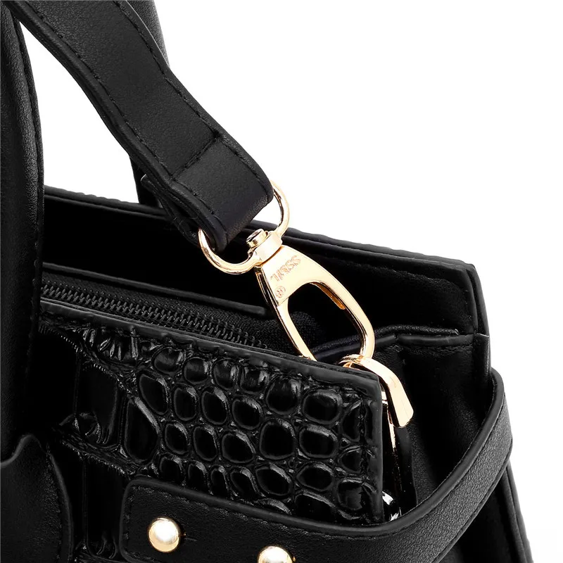 Gykaeo роскошные сумки женские сумки дизайнерские сумки через плечо с крокодиловым узором для женщин зимняя модная сумка через плечо