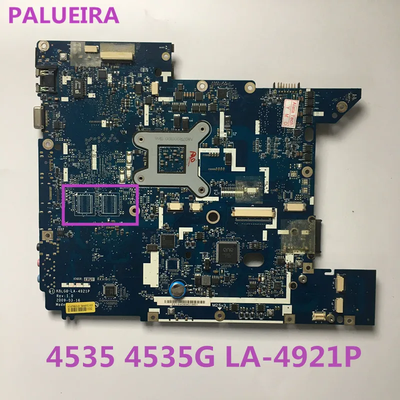 PALUBEIRA Высокое Качество MB. PBE02.001 MBPBE02001 для acer Aspire 4535 4535G материнская плата KBLG0 LA-4921P полностью протестирована