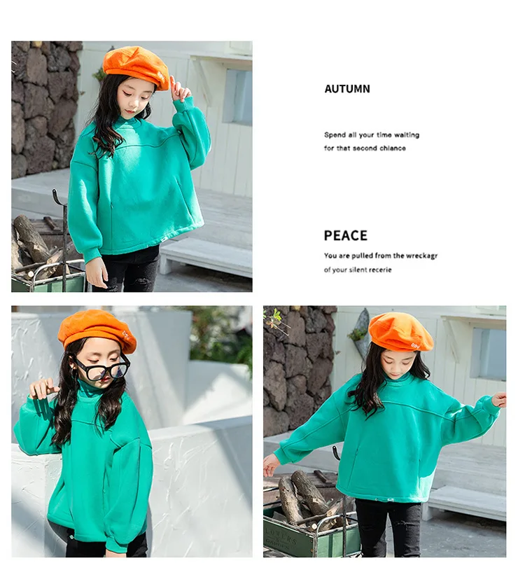 Bluza dziewczynka/свитер для девочек; детский зимний топ;