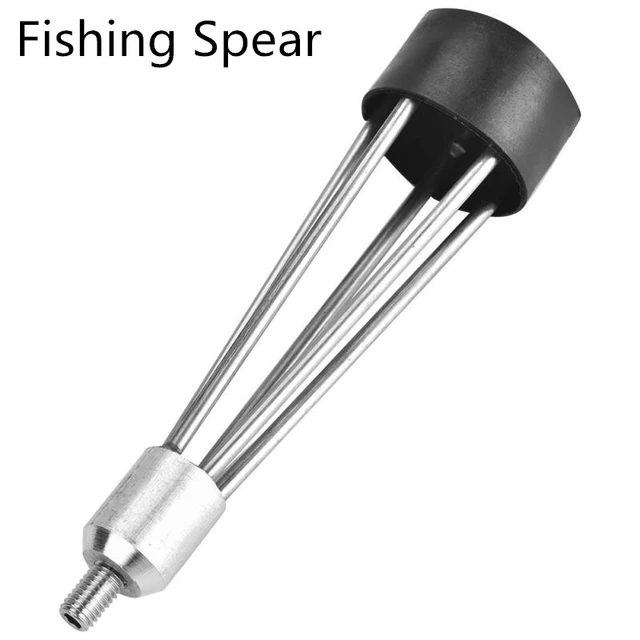 Fishing Spear 5 Prong Harpoon Spearhead Fork Harpoon Tip With Barbs Diving  Spear Head Sharp Barbed Hook Fishing Tools