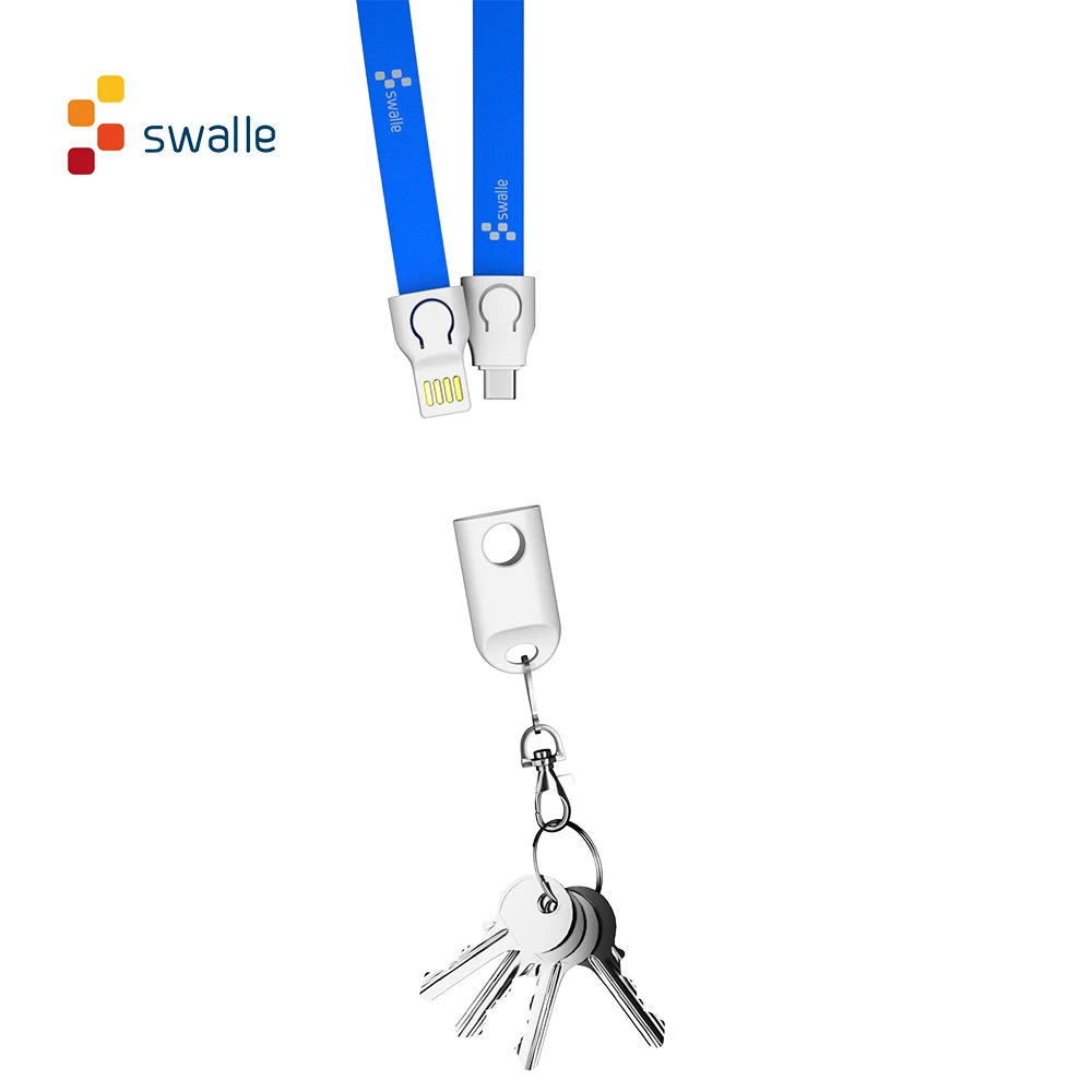 

Swalle Mobile Phone Straps With Cables Charging Neck Hanging Straps Keychain Rope Cable for Type c Micro USB Samsung S10e